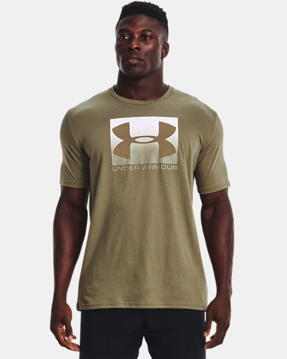 Men's UA Boxed Sportstyle Short Sleeve T-Shirt, Green, pdpMainDesktop image number 0